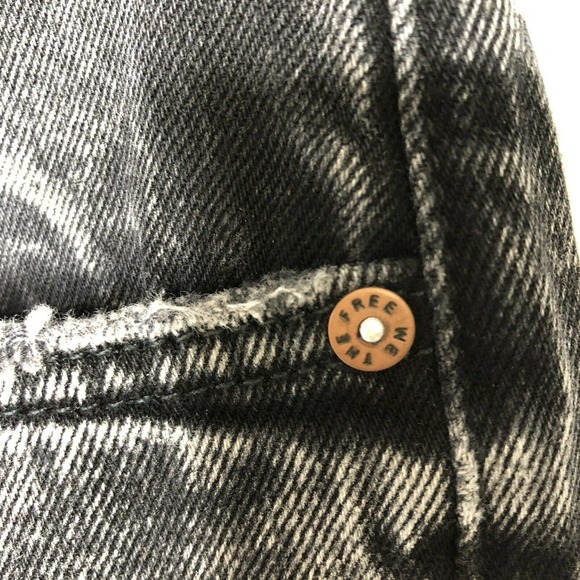 Free People 26 Vixen Cigarette Jean In Black - Picture 11 of 12